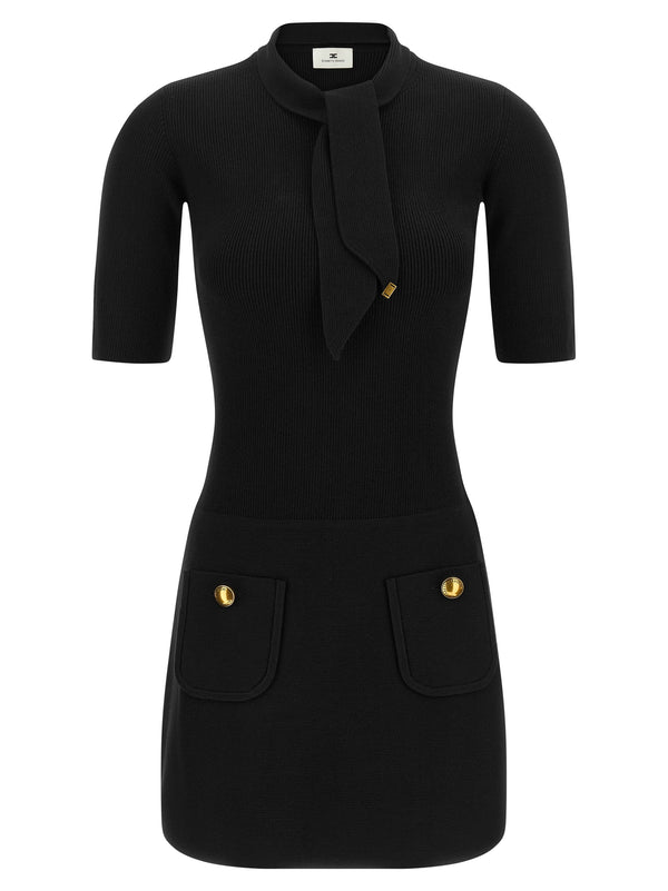 Scarf Dress Abiti Nero