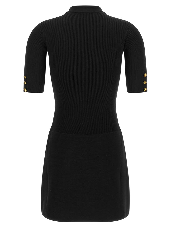 Elisabetta Franchi Scarf Dress Abiti - Nero | c382c87248347baa38f7321cb149612cc3114442