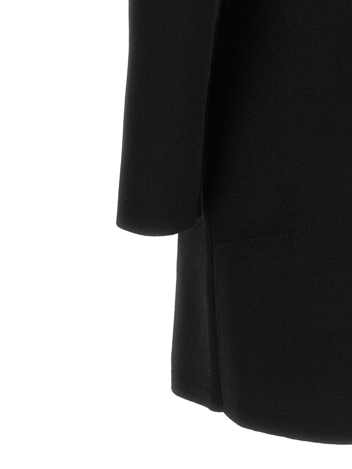 Elisabetta Franchi Fabric Stitch Knit Dress Abiti - Nero | 18adc2d57be43137f8f9cd63afa5b85d5ac81771