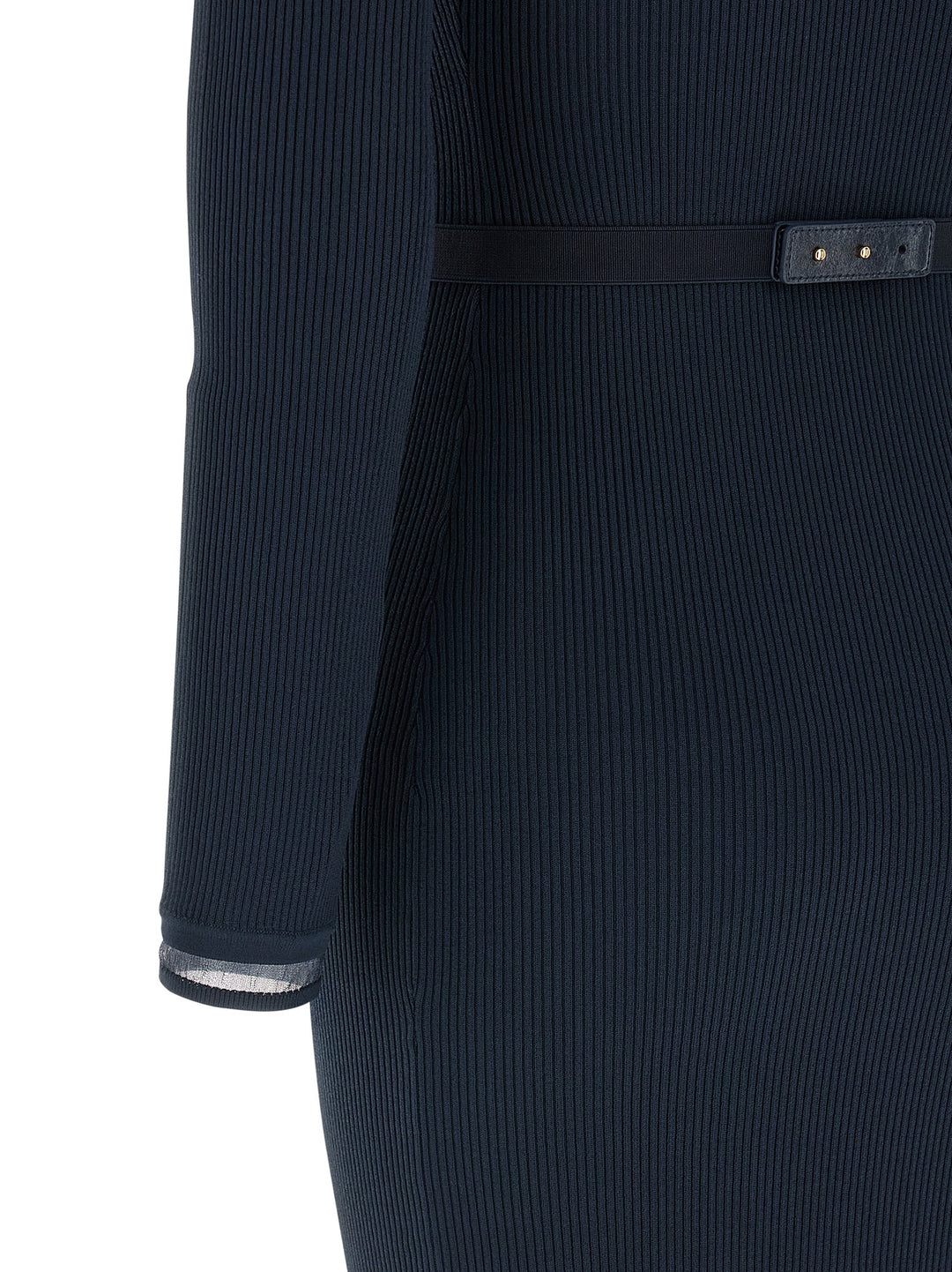 Elisabetta Franchi Logo Belt Dress Abiti - Blu | 1864a61567920b42ee499d8e0aa14ac0d4f0004b