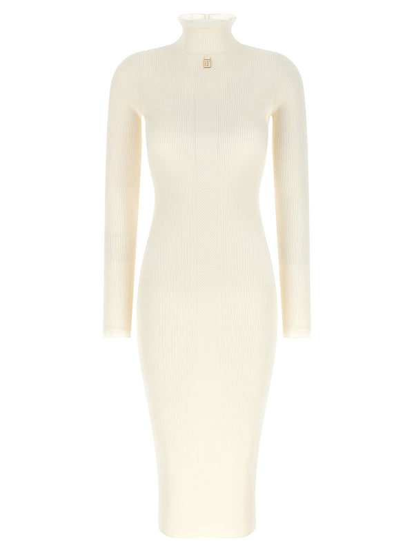 Ribbed Knit Dress Abiti Bianco