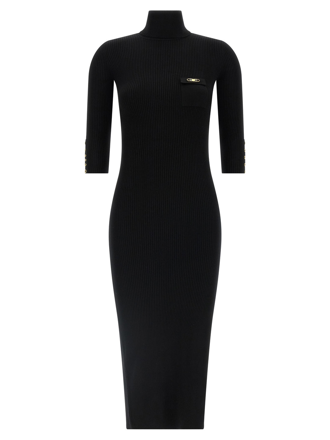 Elisabetta Franchi Knitted Dress Abiti - Nero | 9d6c2f4b5b75ed144d0da4cdf022b2de9ca26751
