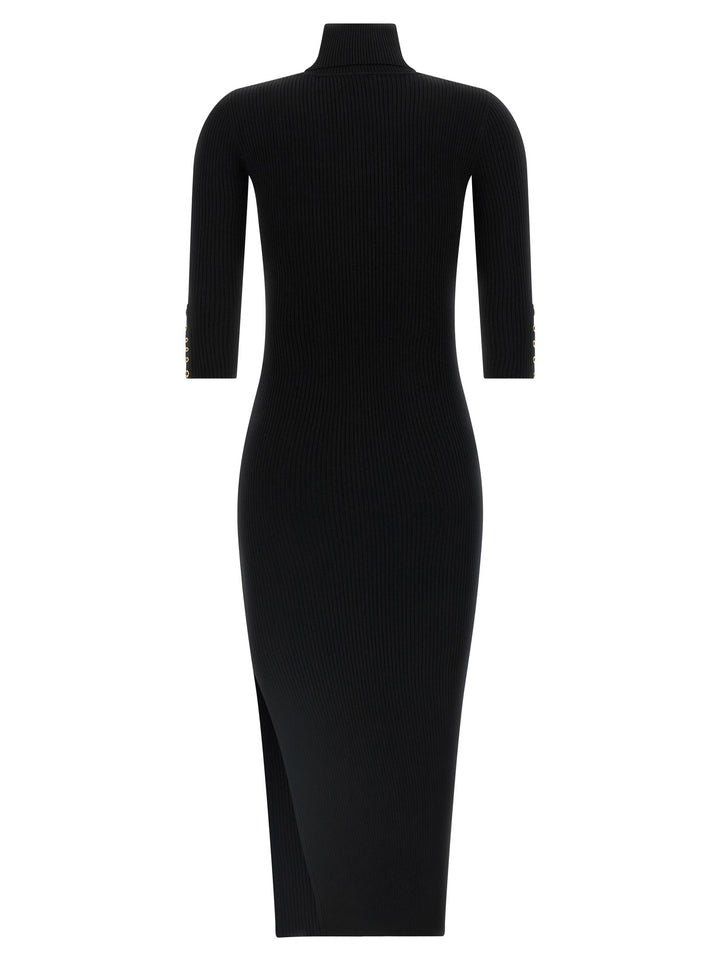 Elisabetta Franchi Knitted Dress Abiti - Nero | 039791392bb074b3693db60299e20c29495de93f