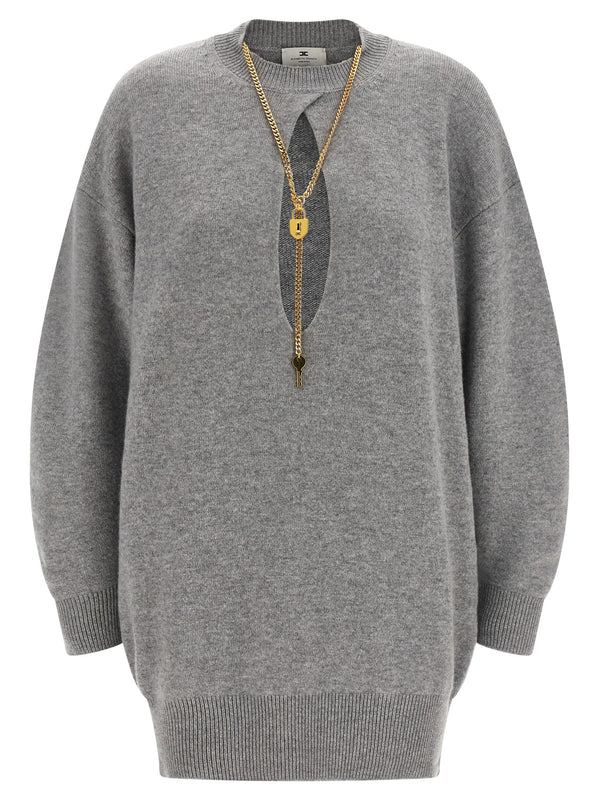 Necklace Dress Abiti Grigio