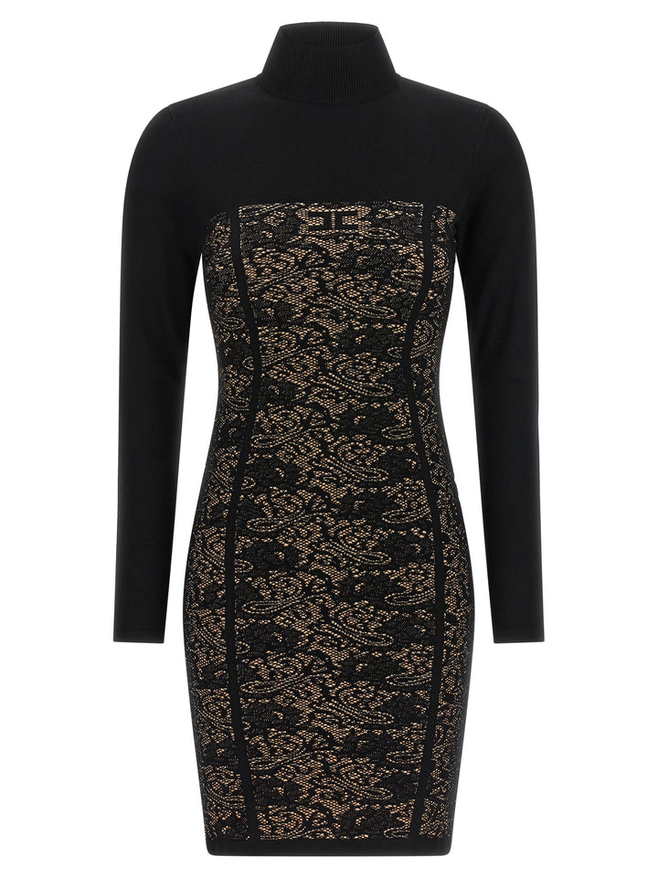 Elisabetta Franchi Jacquard Dress Abiti - Nero | 2ffb489e7f5a1bc763017b1c8f335317cc53305f