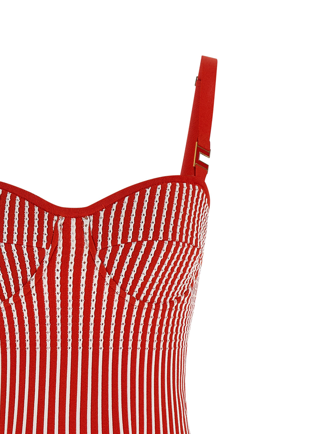 Elisabetta Franchi Knitted Dress Abiti - Rosso | bc58dd366b652b6c8c45bab9260dbdced5e4abdc