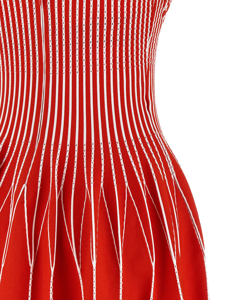 Elisabetta Franchi Knitted Dress Abiti - Rosso | 51911698c07f57fe7eaa2eeaed1be0c4c177d53d