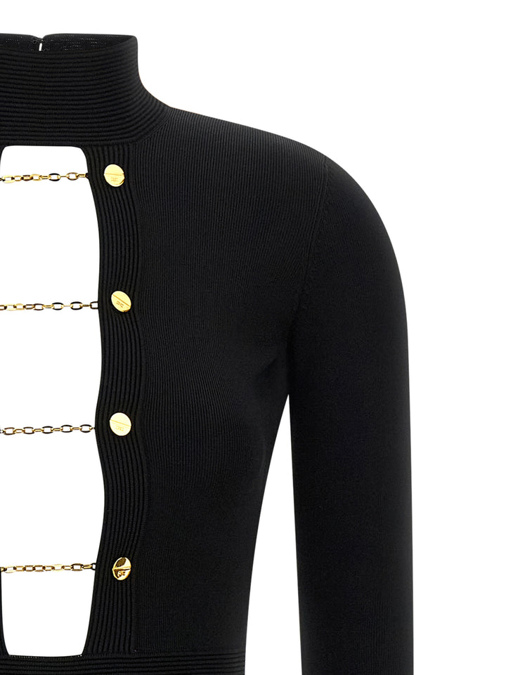 Elisabetta Franchi Red Carpet Abiti - Nero | 380d2bf758bc688d0602915c182b98e39cddf060