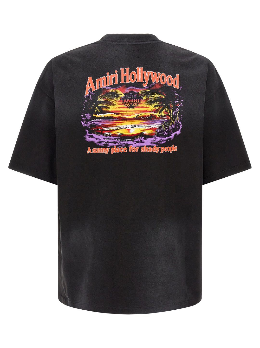 Amiri Sunny Place Skate T shirt - Nero | 3e7d58b4c6fcb1286184efa9238f9ec391c9159b