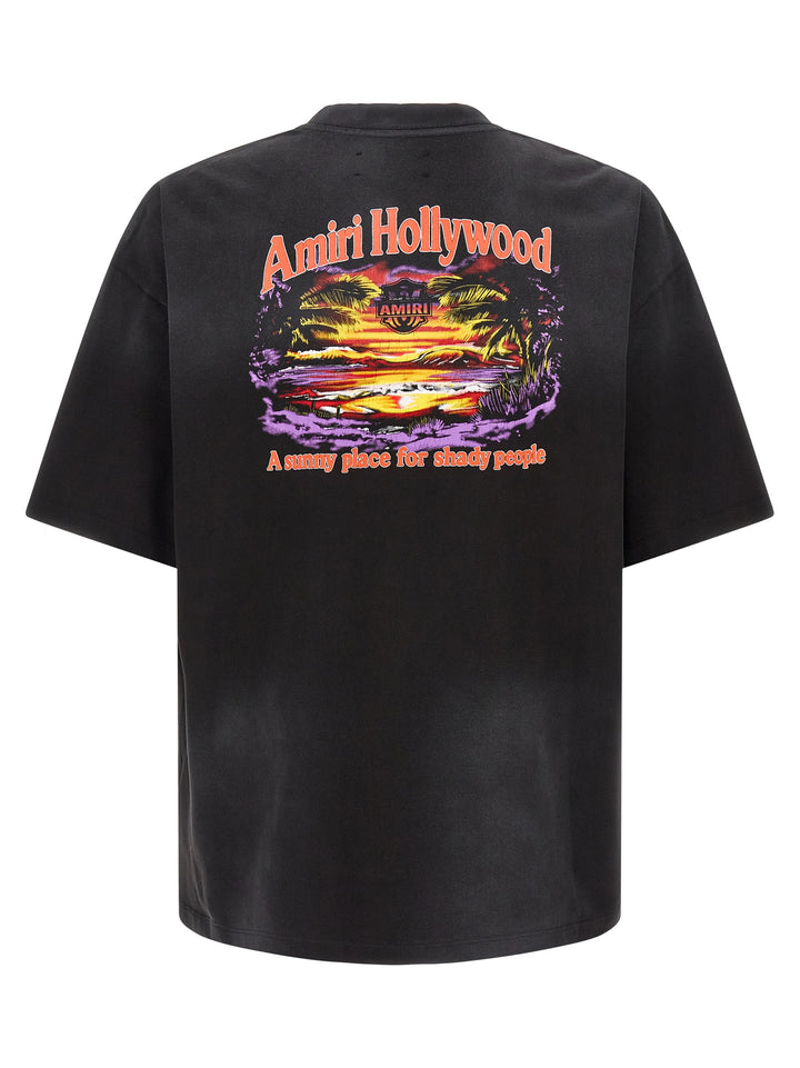 Amiri Sunny Place Skate T shirt - Nero | 3e7d58b4c6fcb1286184efa9238f9ec391c9159b