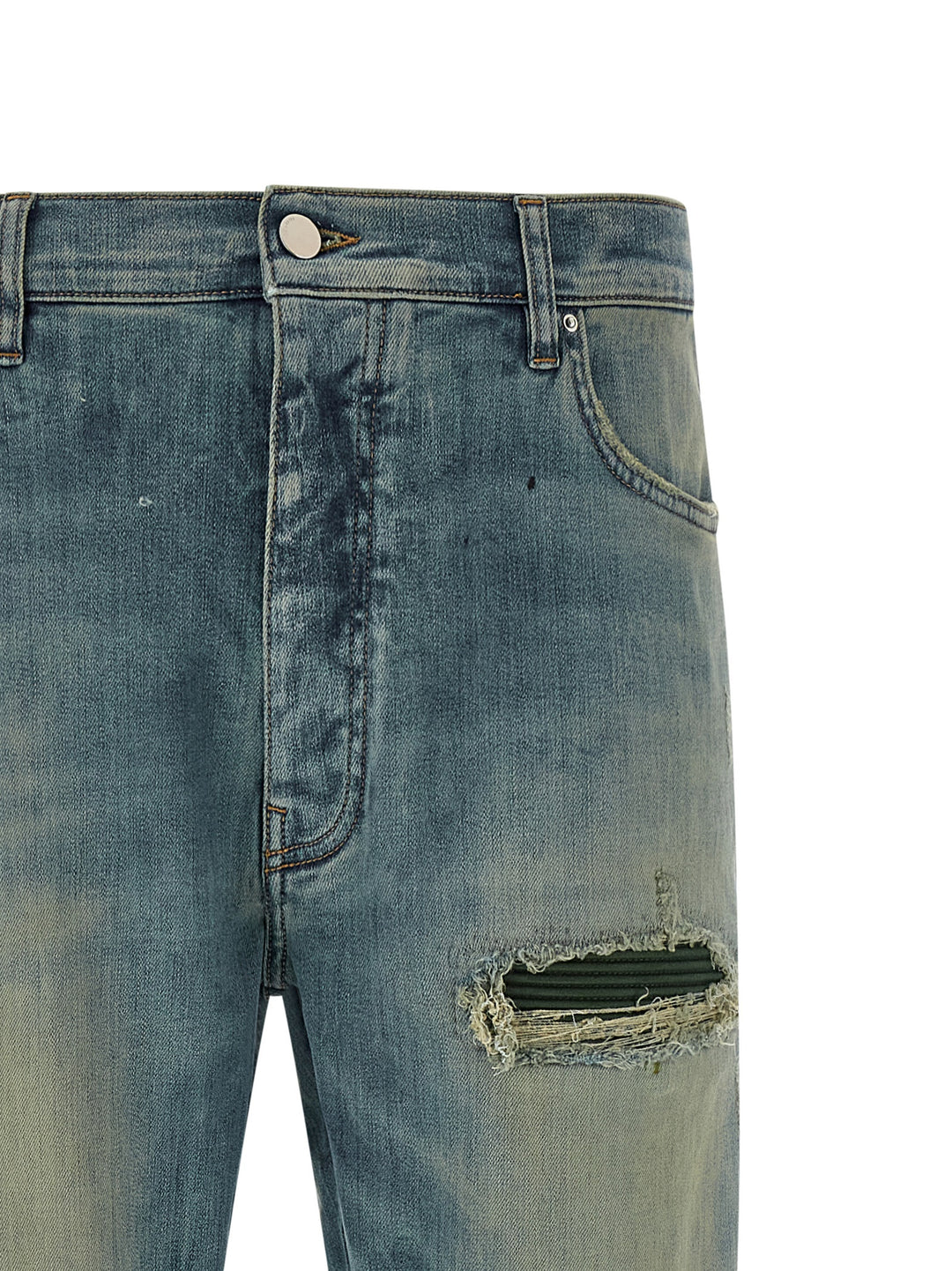 Amiri Amiri Hollywood Mx1 Jeans - Blu | 228904907a09deafc146ddac139dc23114e611a9