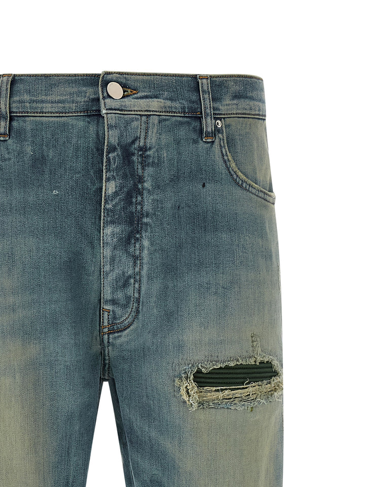 Amiri Amiri Hollywood Mx1 Jeans - Blu | 228904907a09deafc146ddac139dc23114e611a9