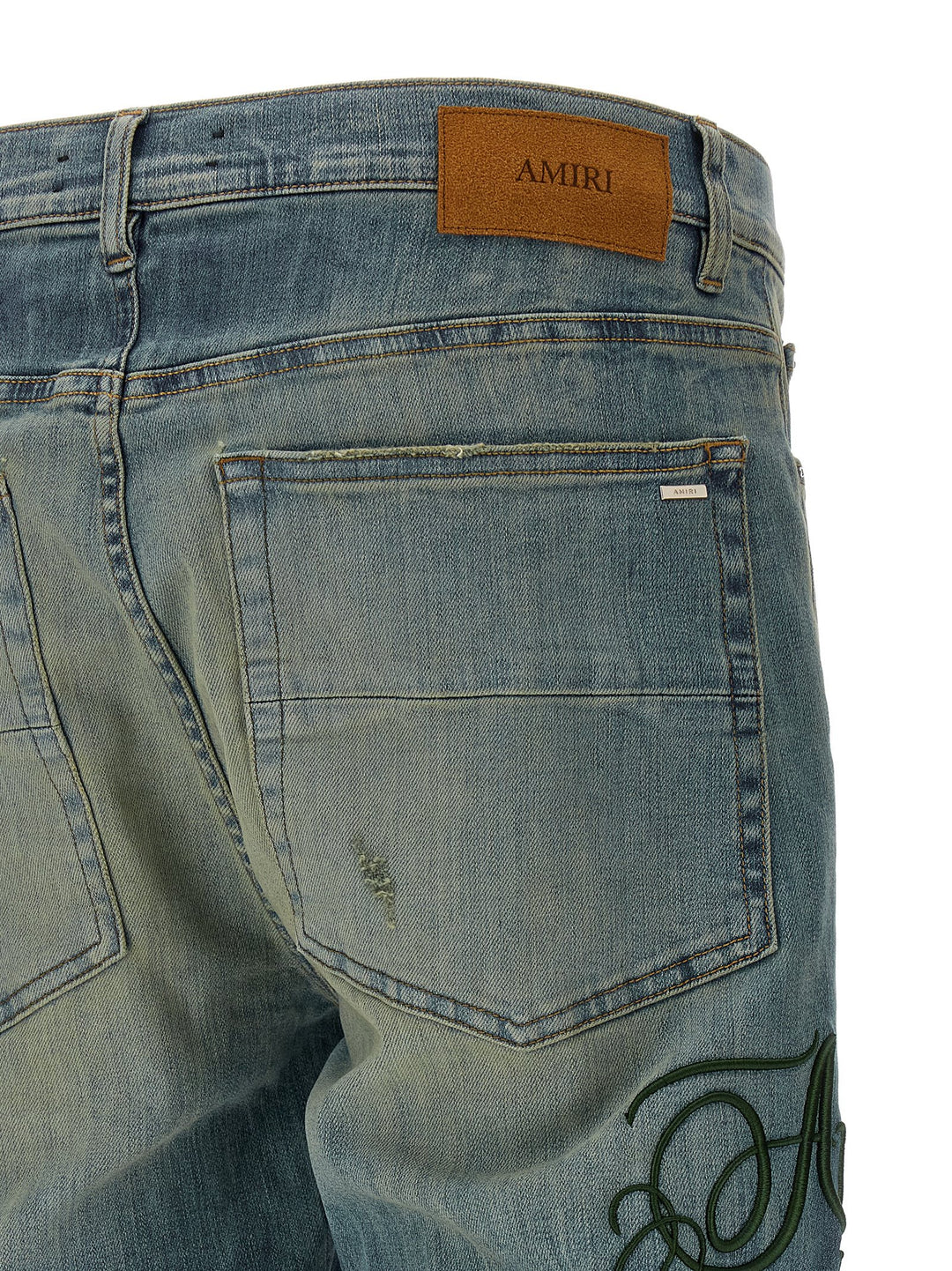 Amiri Amiri Hollywood Mx1 Jeans - Blu | 3e75c56727506c10b83118ee66a77834df3cfff1