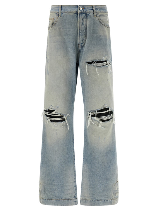 Mx1 Straight Flare Jeans Celeste