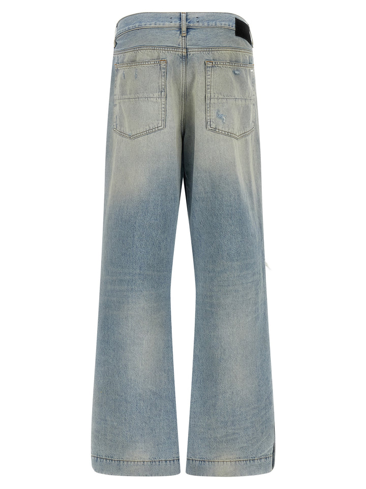 Amiri Mx1 Straight Flare Jeans - Celeste | bbec836b11e75e621eda25cb0ac1a6a6a81a3044