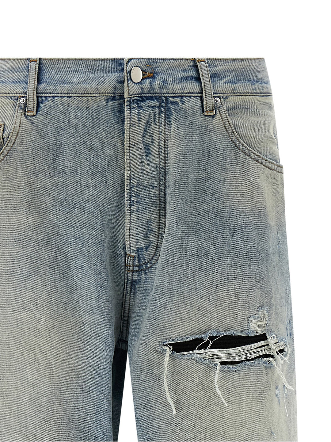 Amiri Mx1 Straight Flare Jeans - Celeste | b9fdf3e69496d11b444b80ec5ae33d4ff4e9fe25