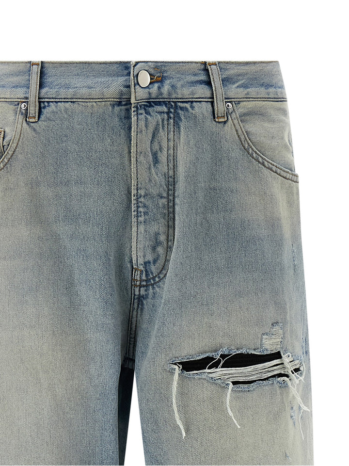 Amiri Mx1 Straight Flare Jeans - Celeste | b9fdf3e69496d11b444b80ec5ae33d4ff4e9fe25