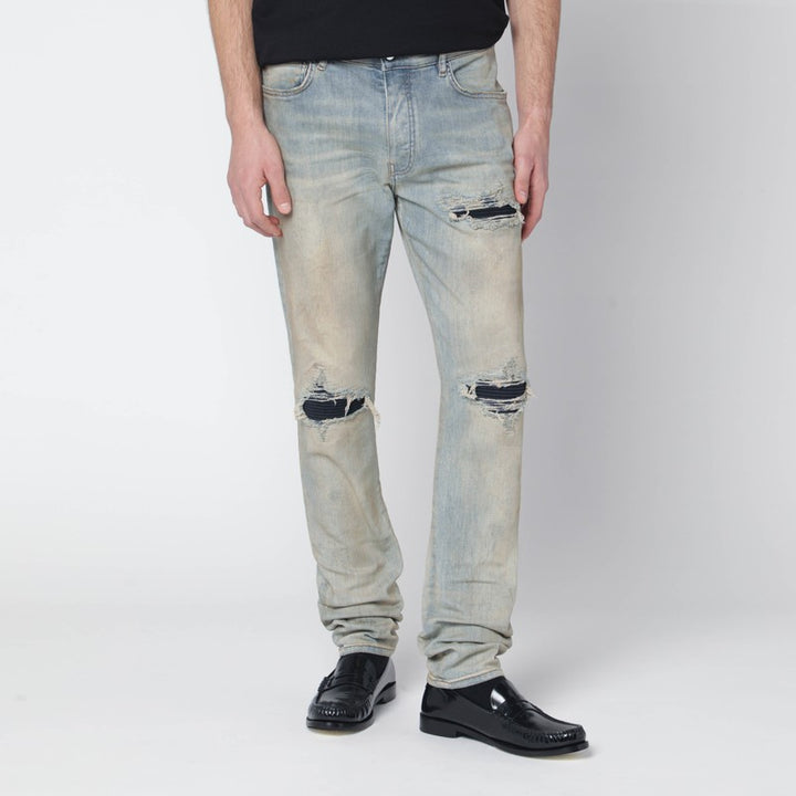 Amiri Pantaloni - Celeste | 424109cc22452ce1bad75ec7fadb4de520391e27