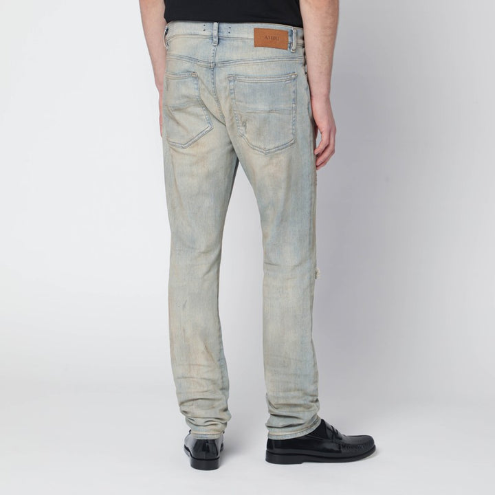 Amiri Pantaloni - Celeste | a3789b7fccb8182cdc71539895cddc62976500ec