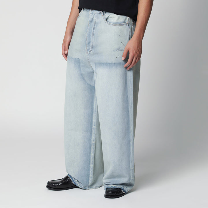 Amiri Pantaloni - Celeste | 52e4bcc813e2e8f8ef7f0943bcfe1f2b9a229ffe