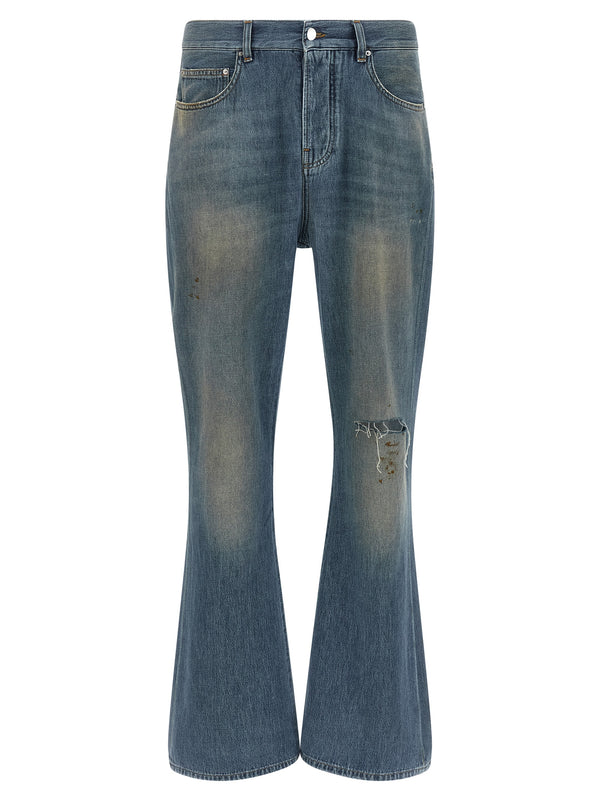 Slash Bootcut Jeans Blu