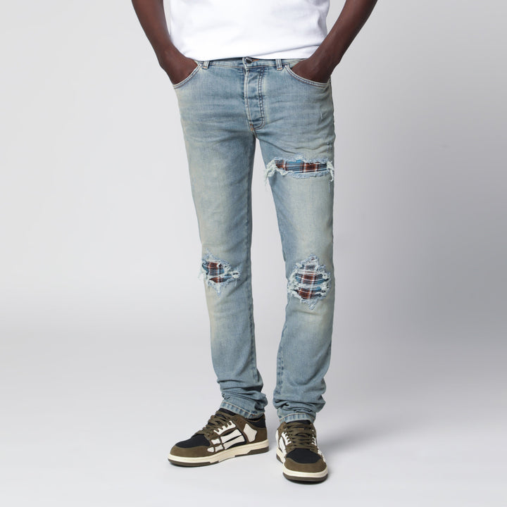 Amiri Pantaloni - Celeste | edc96ab8cbf00b1d2a85d2fbfa760ace559ef5fe