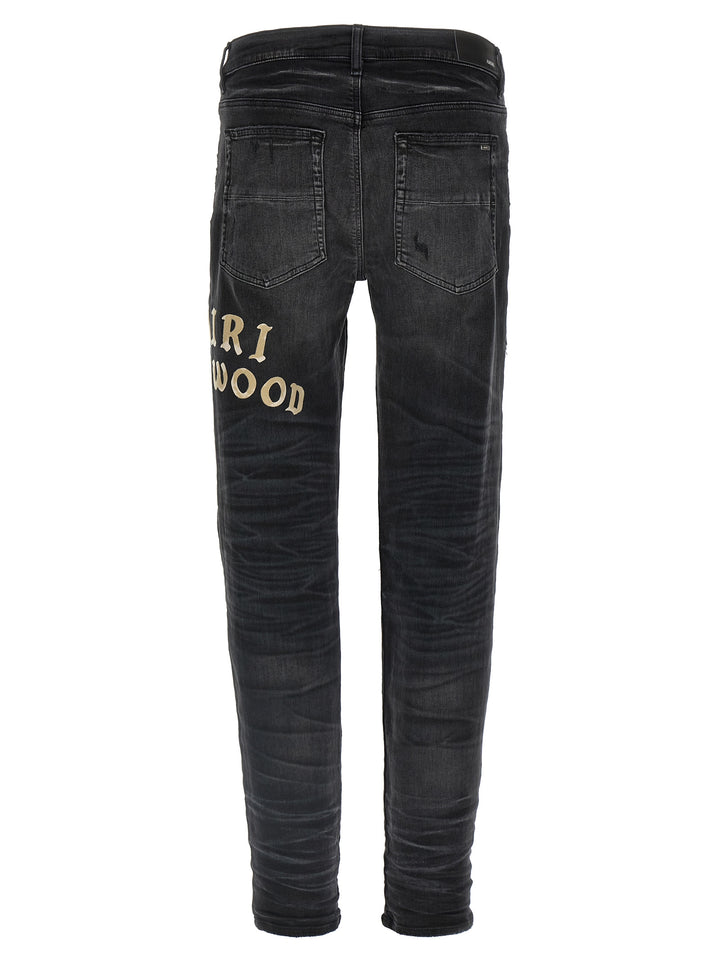 Amiri Amiri Hollywood Jeans - Nero | 790f872bf4b0fe92ce2c87c0338c7f583d92eb63