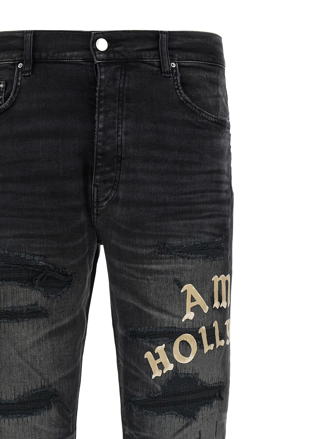 Amiri Amiri Hollywood Jeans - Nero | 6e48ff9c2bb88020e92ca556e4a80f8833449fb6