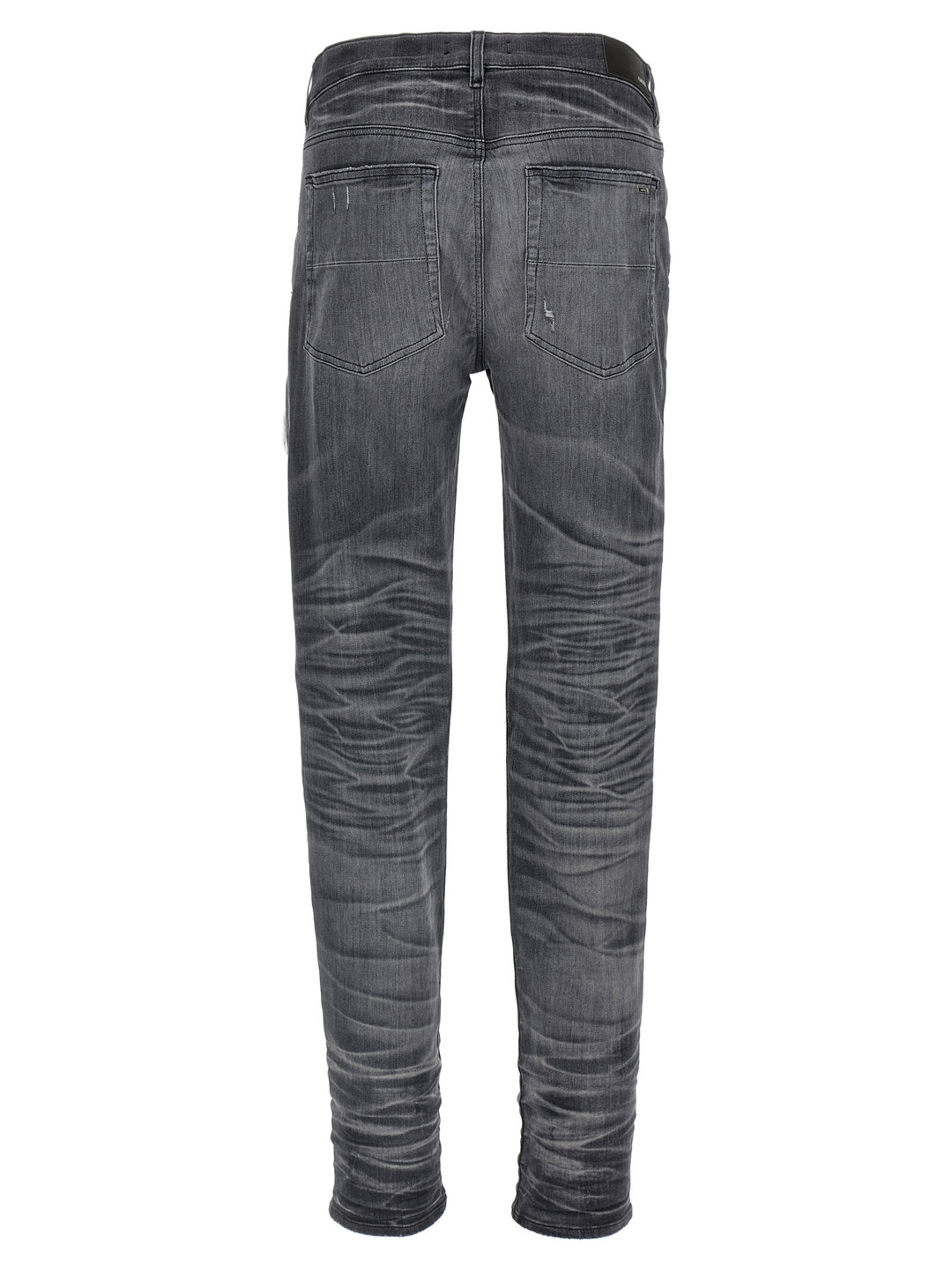 Amiri Suede Mx1 Jeans - Grigio | f0371fc81f8a43f10f9f68ca5f3b266018322e1c