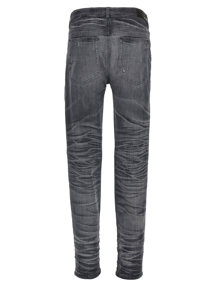 Amiri Suede Mx1 Jeans - Grigio | f0371fc81f8a43f10f9f68ca5f3b266018322e1c