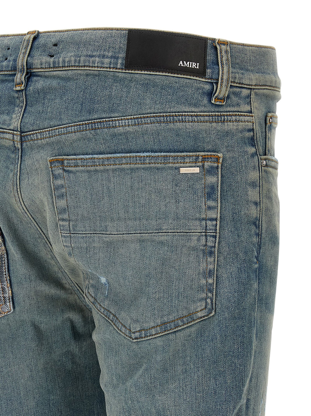 Amiri Crane Mx1 Jeans - Blu | 64abcebb17c6d213b9f8a088cfece42f8e3f3a6d