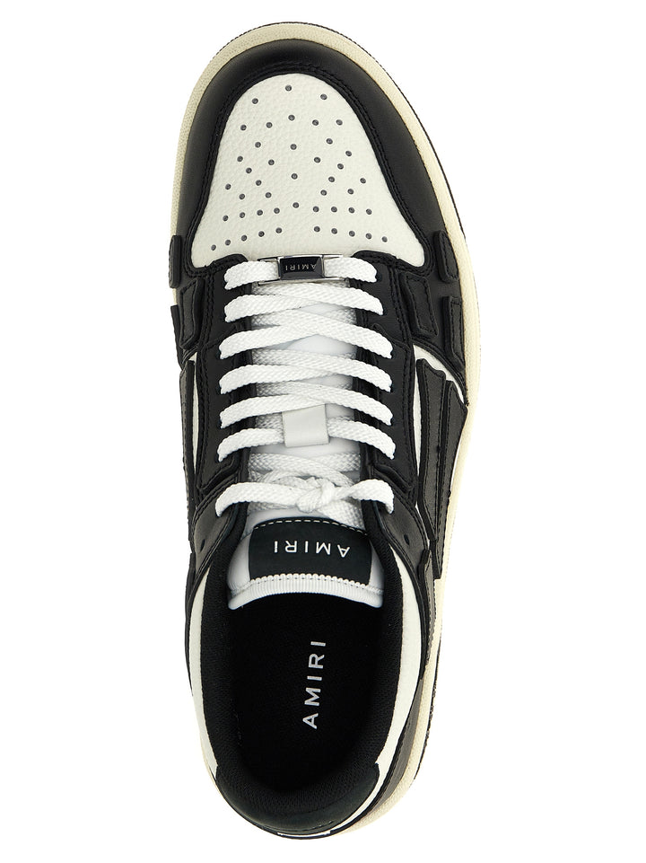 Amiri Skel Top Low Sneakers - Bianco/Nero | 2626ebf91342d1009f7c5f36503586a4852f8ca6