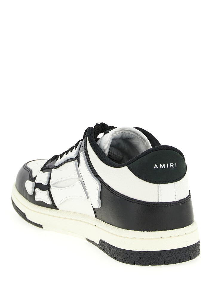 Amiri Skel Low Top Sneakers - Bianco/Nero | 0289c0469ac06f248eb756954fe22b226338afa7