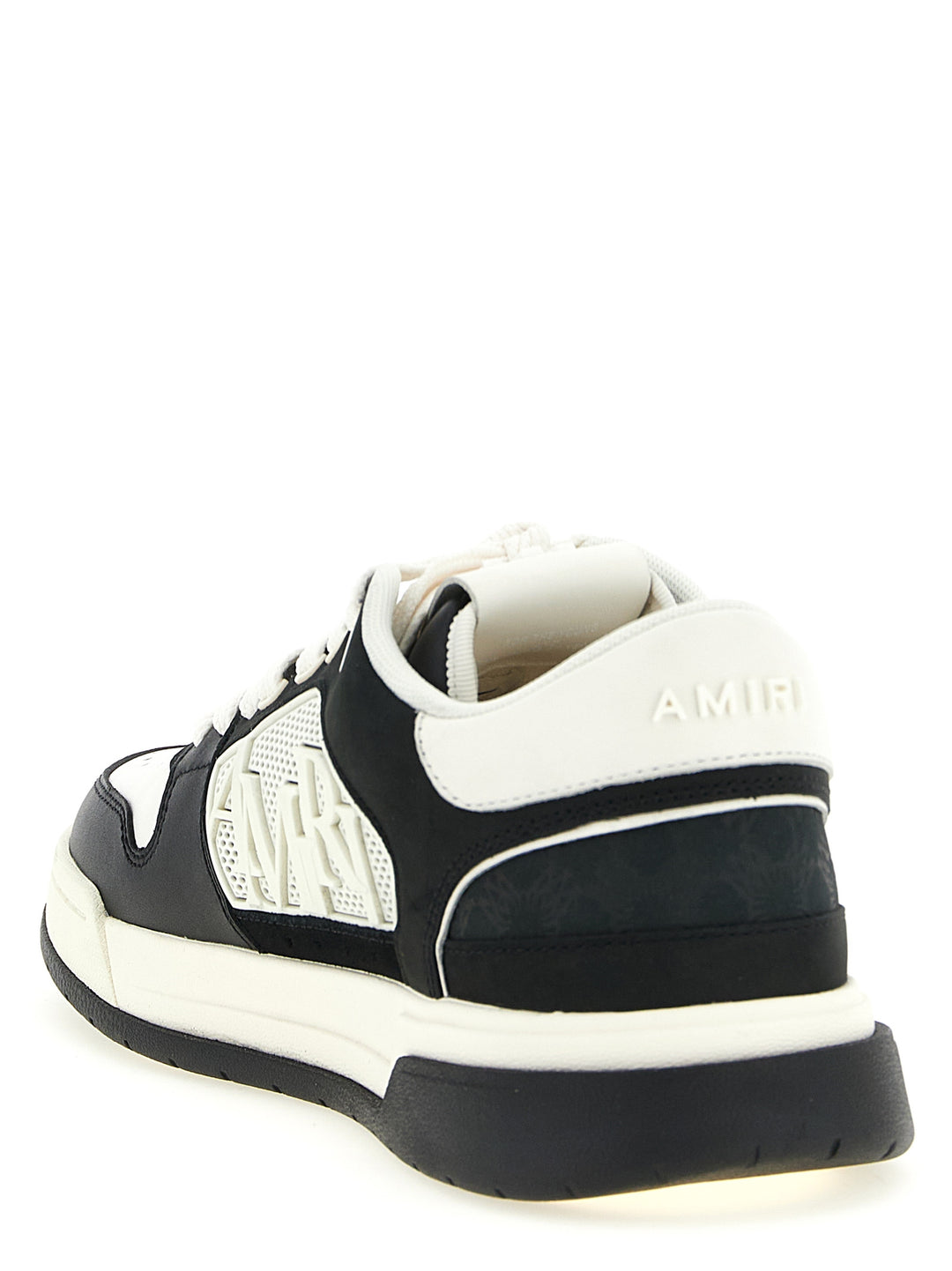 Amiri Ma Quad Debossed Classic Low Sneakers - Bianco/Nero | 079fe8997e23c79ced29862ff2716d42e5ae10b5