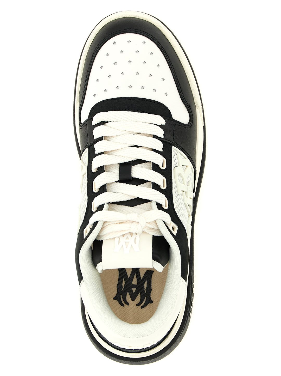 Amiri Ma Quad Debossed Classic Low Sneakers - Bianco/Nero | a89cfcd7fc8b1b5ca26961593485806a86d7cf96