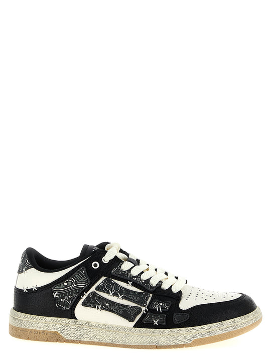 Bandana Skel Top Low Sneakers Nero