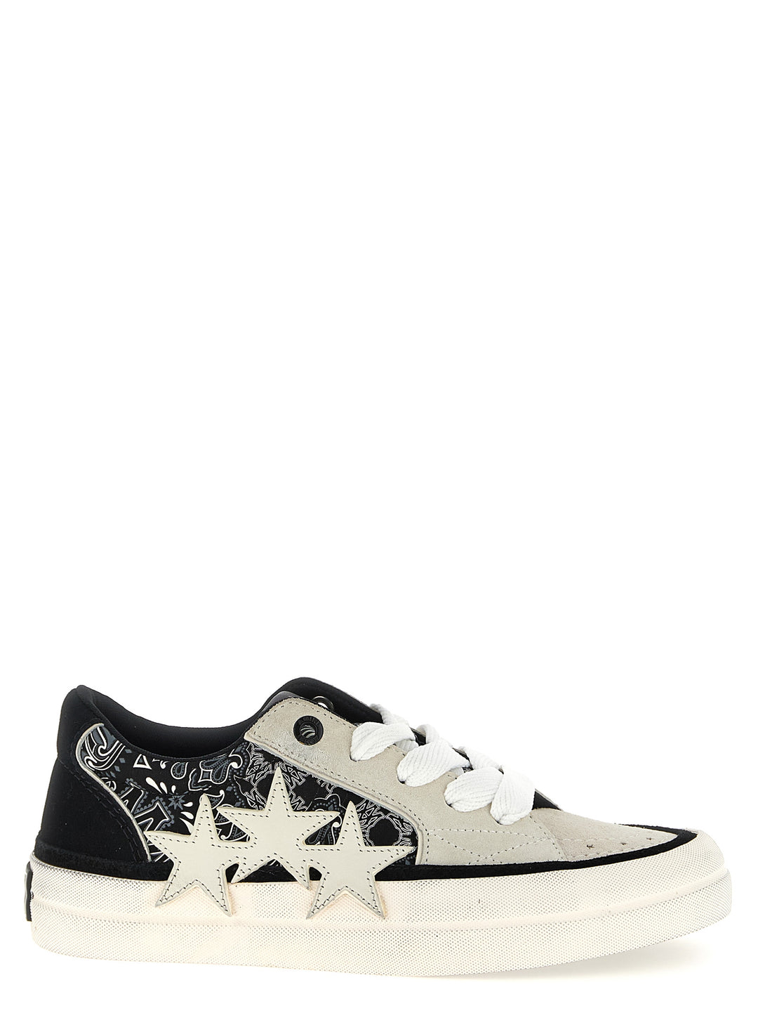 Amiri Bandana Sunset Skate Sneakers - Bianco/Nero | e1133470f0bbd6f0542178220d8b1df98e74e080