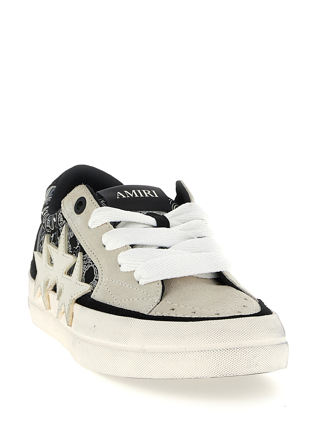 Amiri Bandana Sunset Skate Sneakers - Bianco/Nero | 2059dd613cac16e24195499d55da0b23671d0908