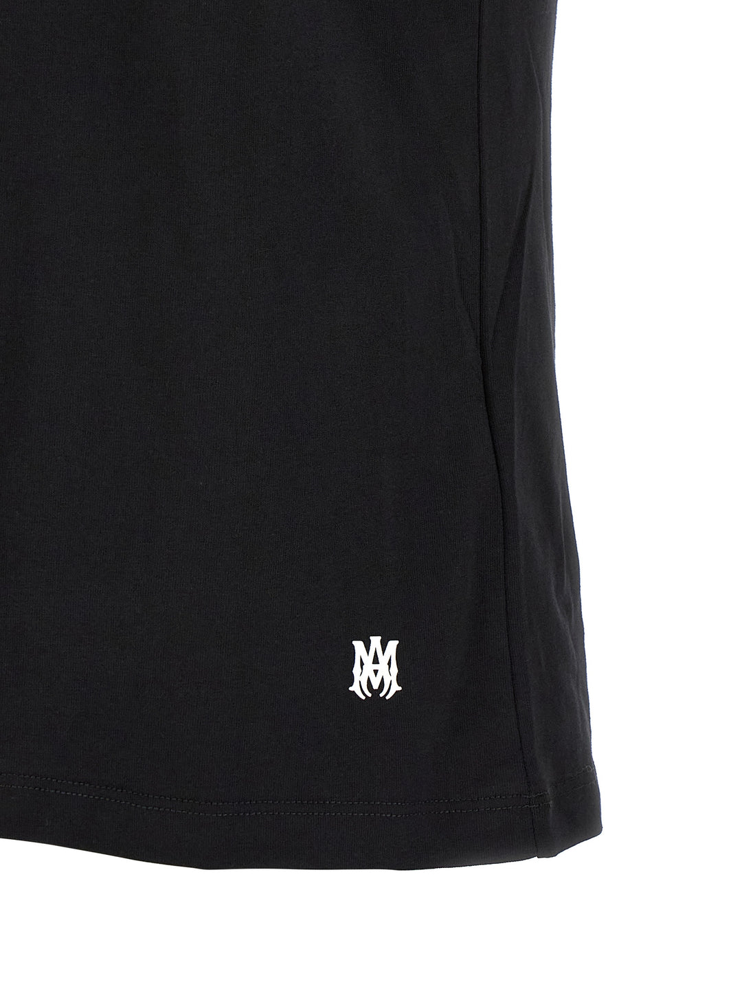 Amiri Staggered Logo T shirt - Nero | 926211c2ce7f297a07b77313507f5d20ac51eb67