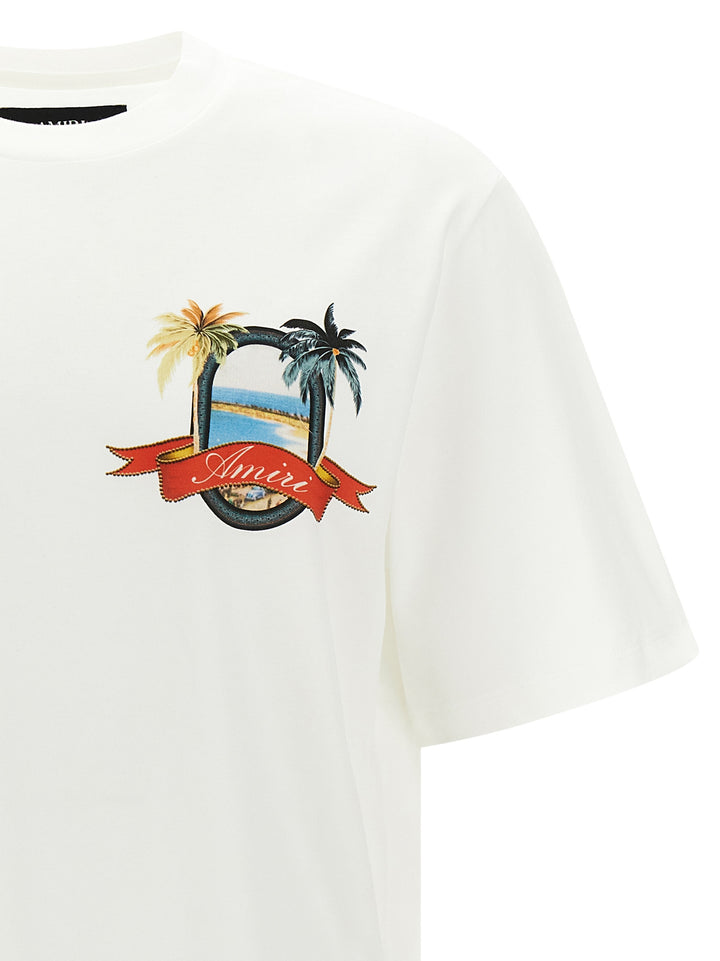 Amiri Ma Paradise T shirt - Bianco | 279e08a4720811b7037a6b9c57e0bcdff3dba66f