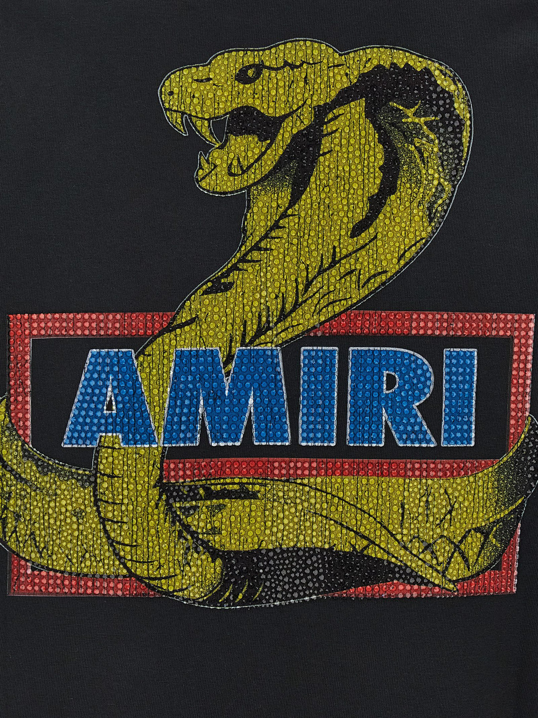 Amiri Amiri Crystal Cobra T shirt - Nero | f7dcc701188052434eba1b1bb1d602fa84cdd77c