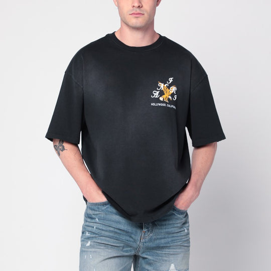 Black Cotton T-Shirt