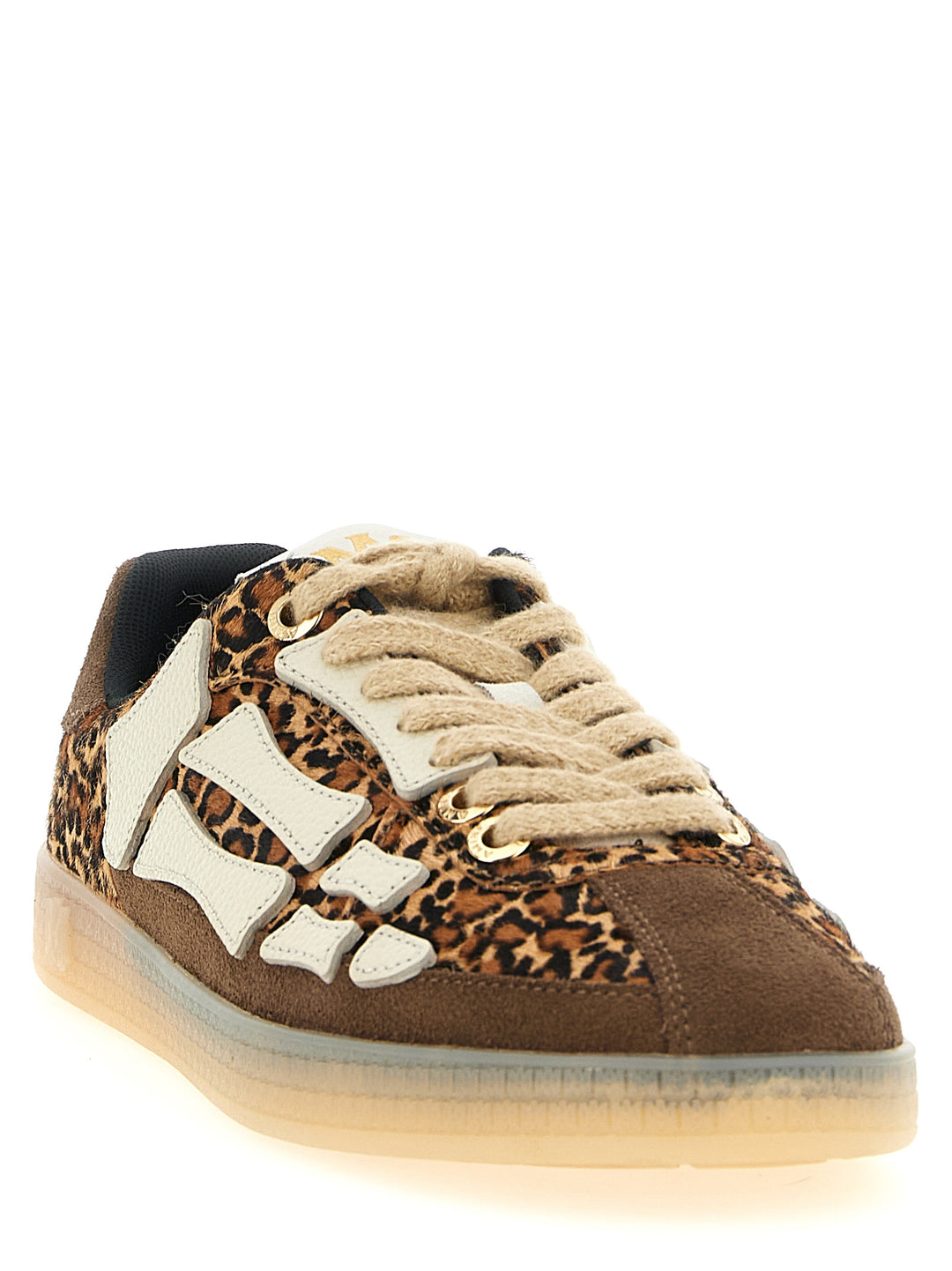 Amiri Leopard Pacific Bones Sneakers - Marrone | 0bfaf65df724286a0fa1707fbbb6625a58d98dd5