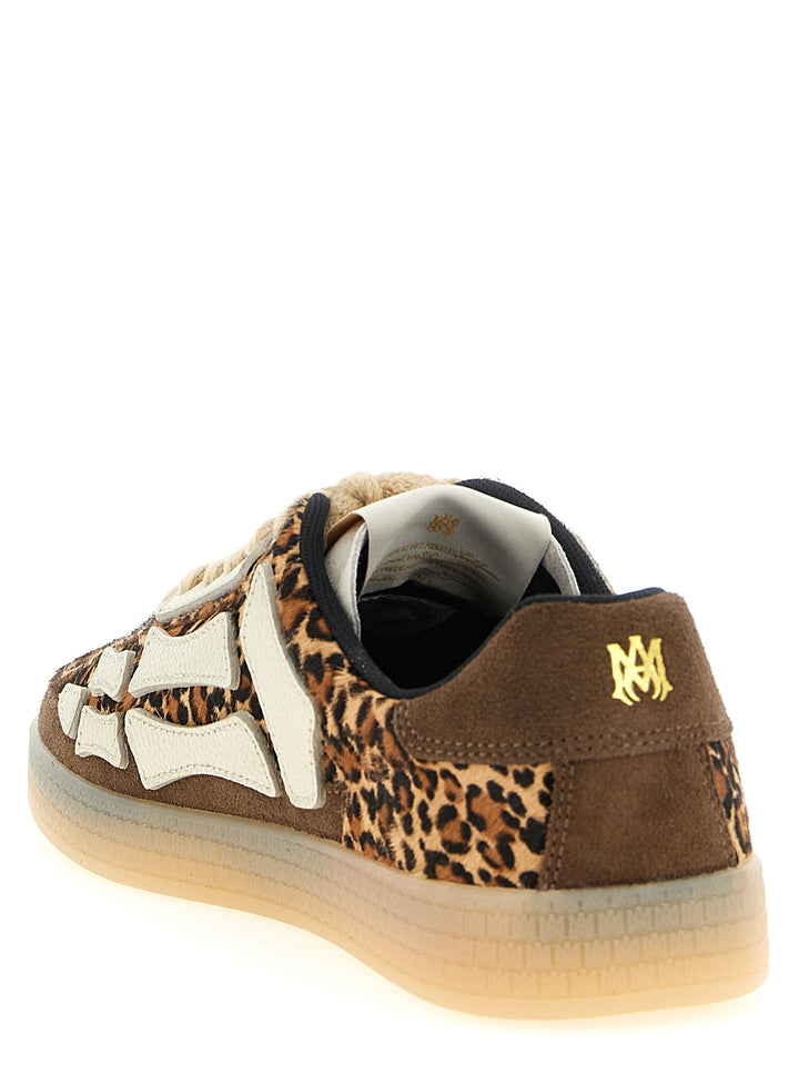 Amiri Leopard Pacific Bones Sneakers - Marrone | 1de6e2c89adda38307f42c9f605c5de0a01e8c7f