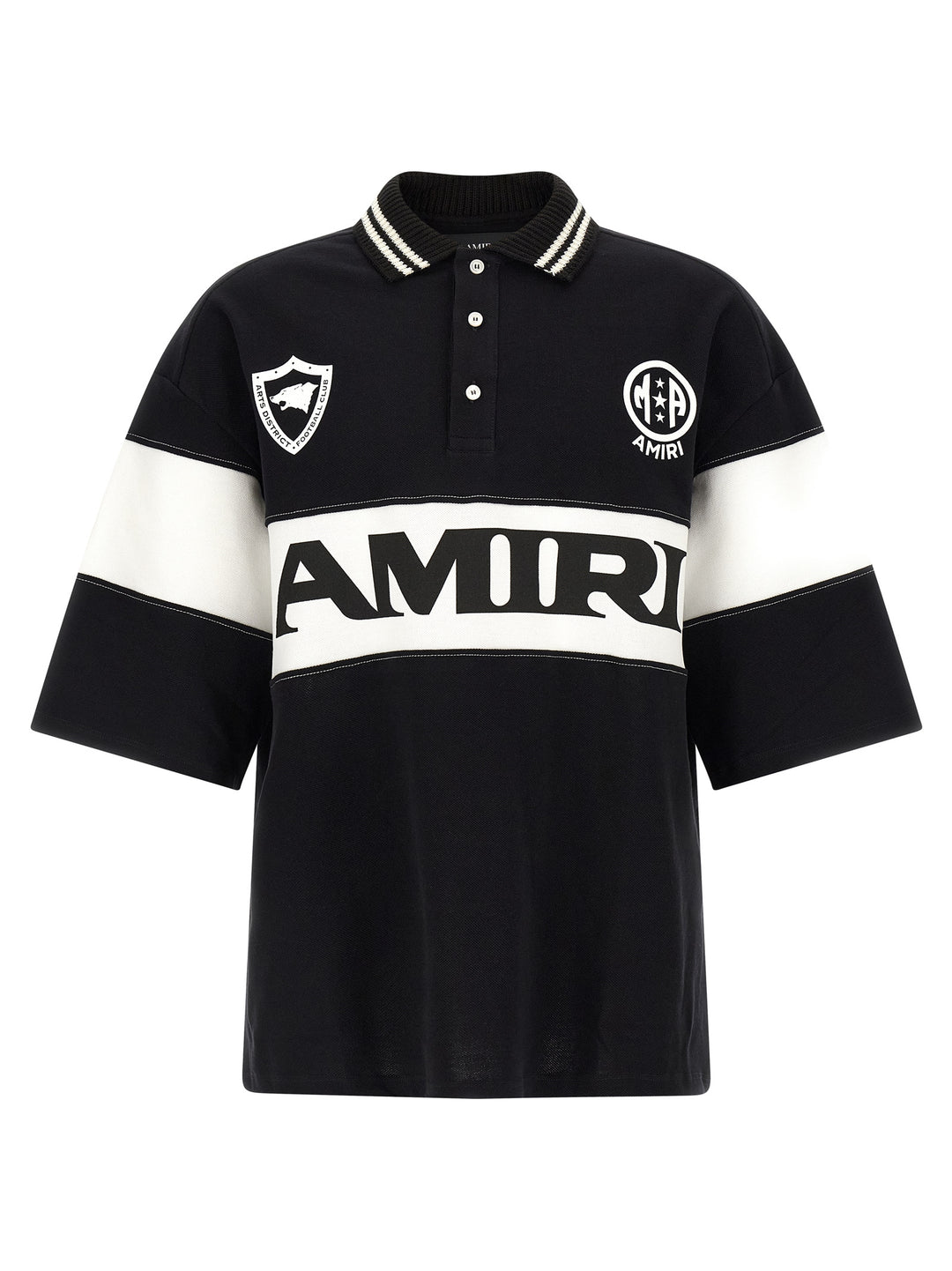 Amiri Amiri Sport Polo - Bianco/Nero | 596803961a1ef50f06348b28a59cc1881dbac35a