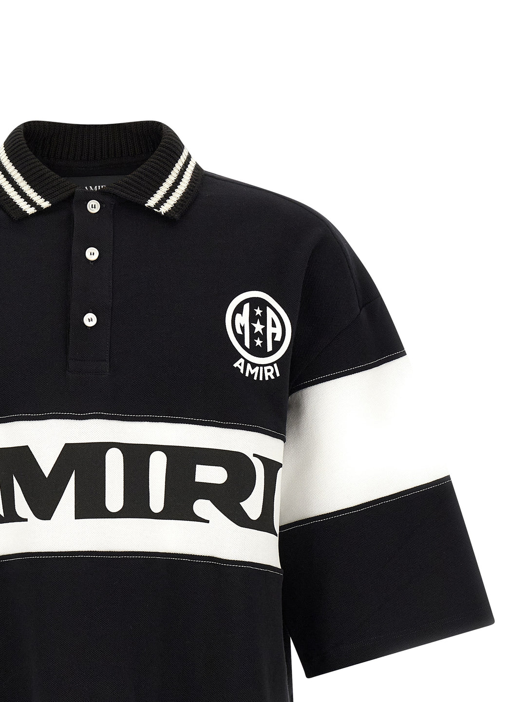 Amiri Amiri Sport Polo - Bianco/Nero | ba69eb0d11c97b87019af26ffff19d9bd1dd35f9