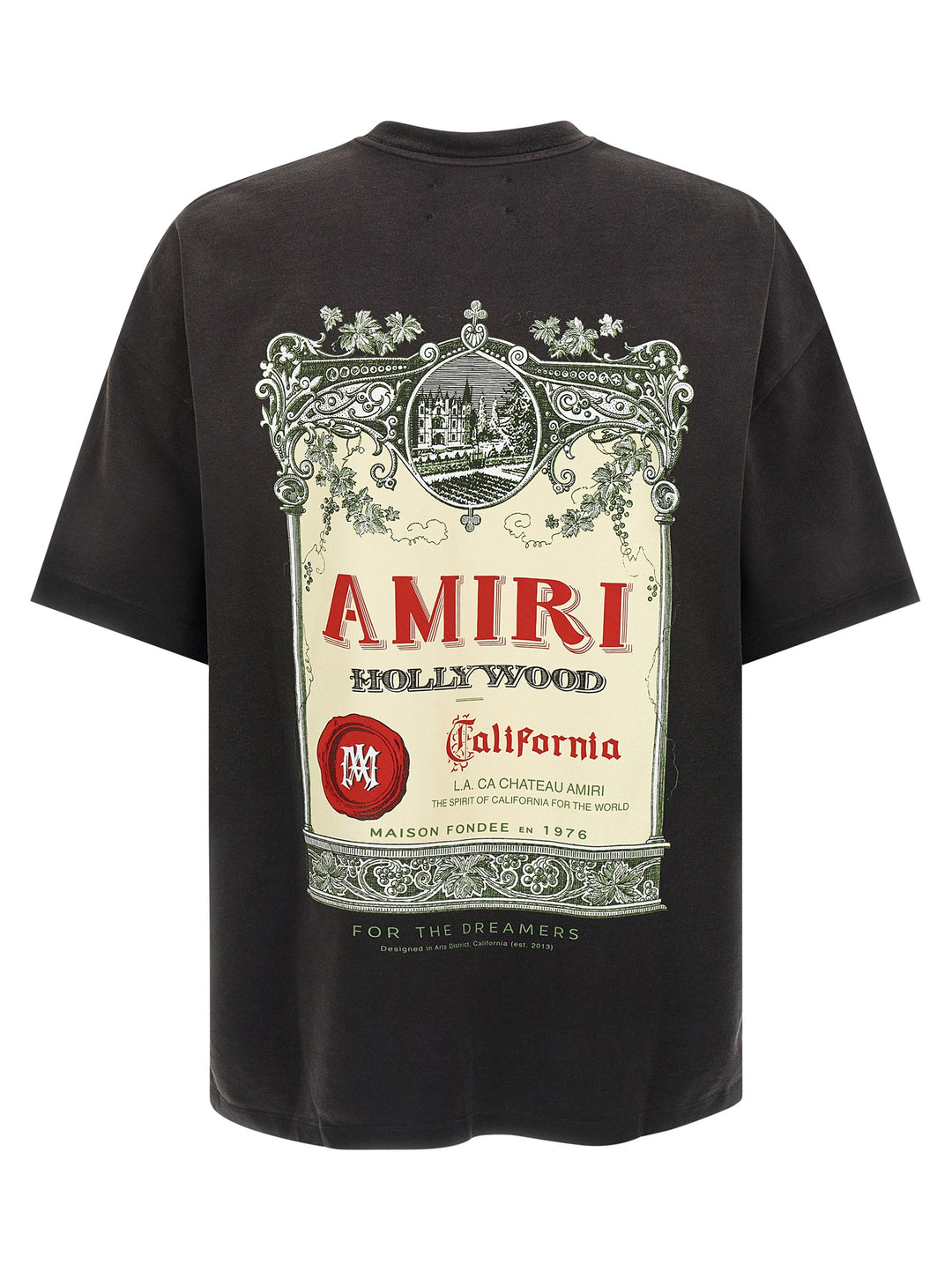 Amiri Chateau Stamp T shirt - Nero | e689b0dc7a87300eb3c9d1763aadb8e5edac3969