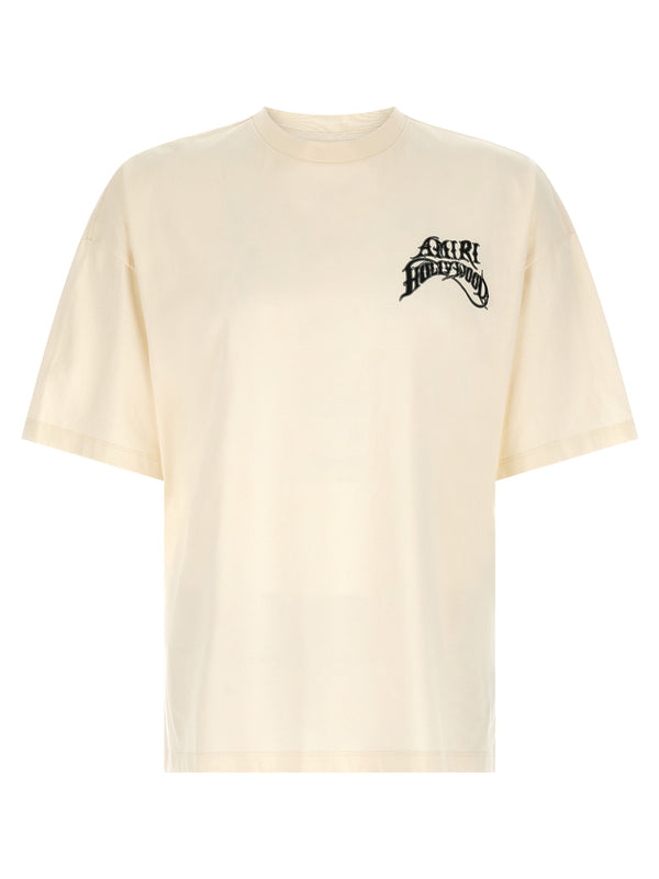 Hollywood Lj Skate T Shirt Bianco