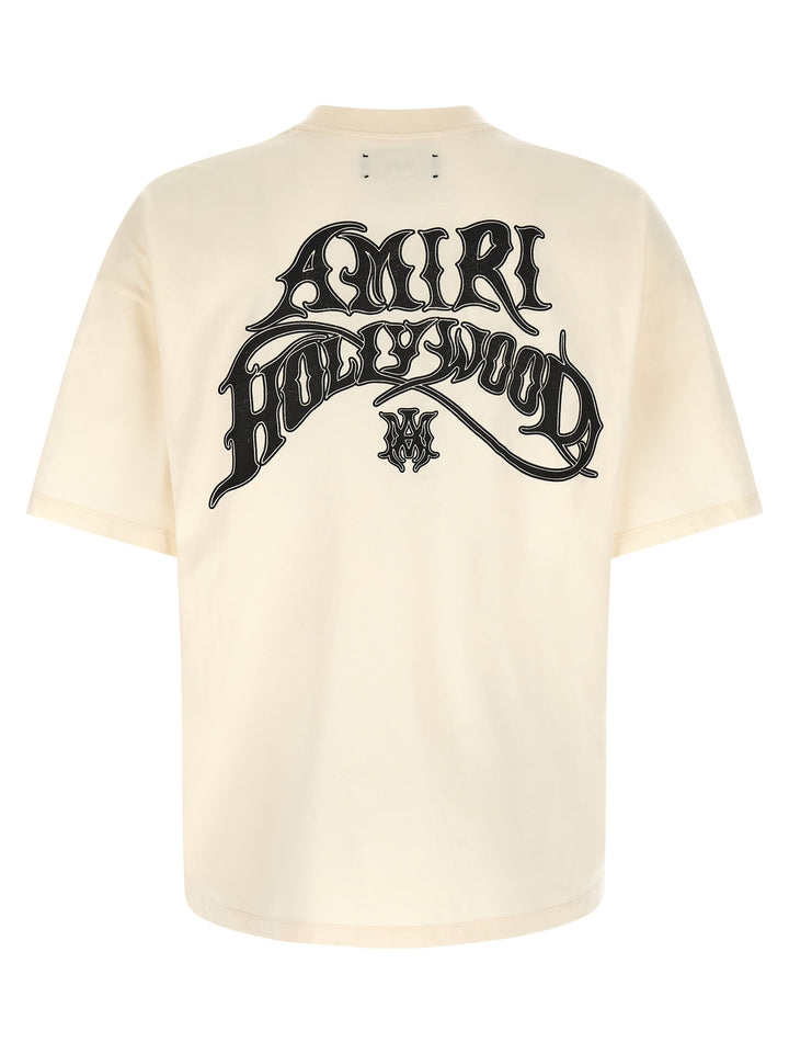 Amiri Hollywood Lj Skate T shirt - Bianco | 88671a925da6677fc86d8b14df31bda4c8207f90