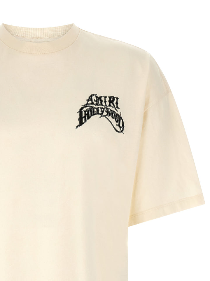 Amiri Hollywood Lj Skate T shirt - Bianco | c0b3f064e26a21b1bedc4bacc11a5ffb35d22daf